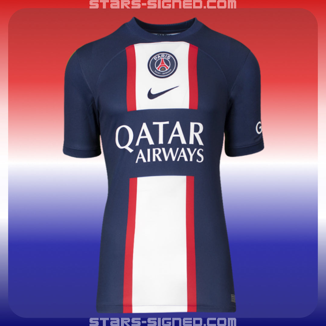 基利安·麥巴比 Kylian Mbappé 巴黎聖日耳門主場球衣(背簽)