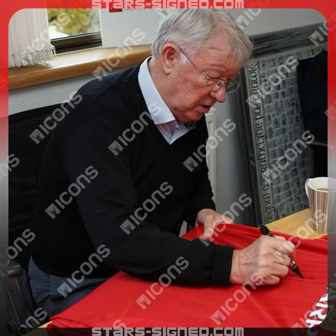 費格遜 Sir Alex Ferguson 曼聯1999歐冠球衣 (前簽)