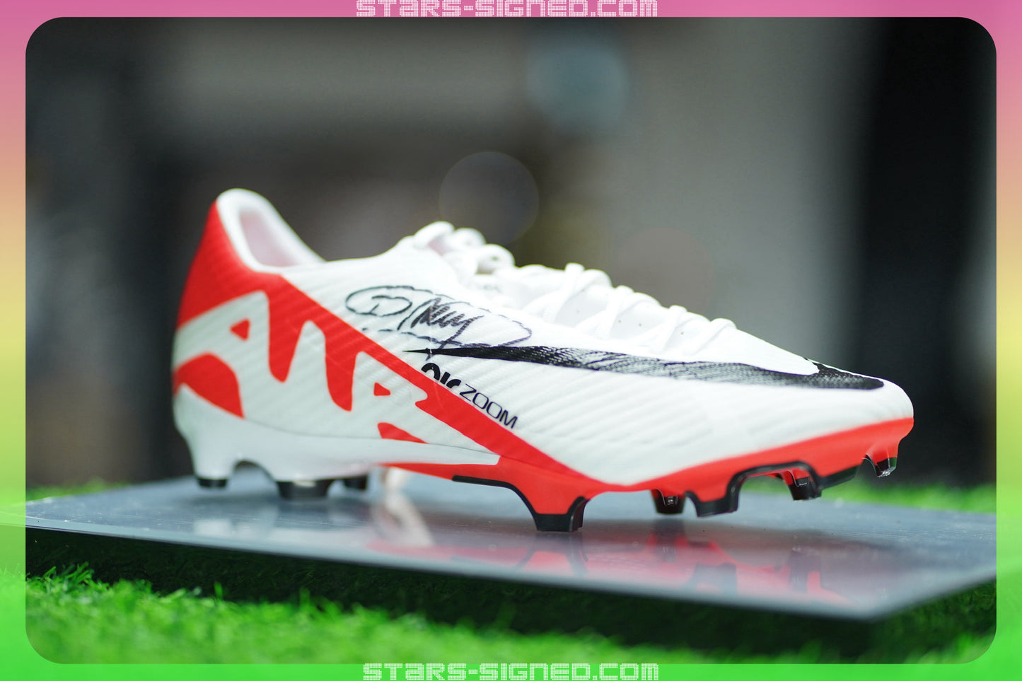 達雲·紐尼斯 Darwin Núñez 親筆簽名 Nike Mercurial Vapor 波砵