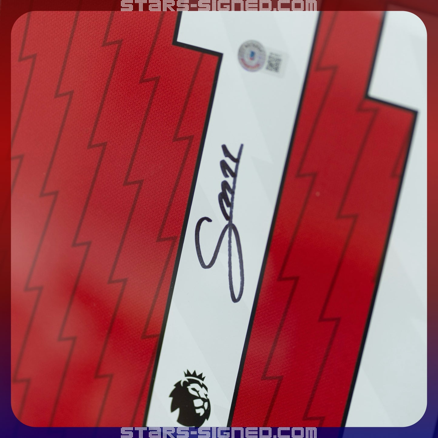 馬天尼利 Gabriel Martinelli 阿仙奴主場球衣裱框(背簽)