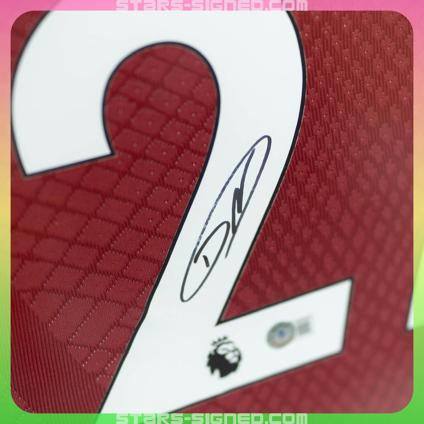 達雲•紐尼斯 Darwin Nunez 利物浦 主場球衣裱框(背簽)