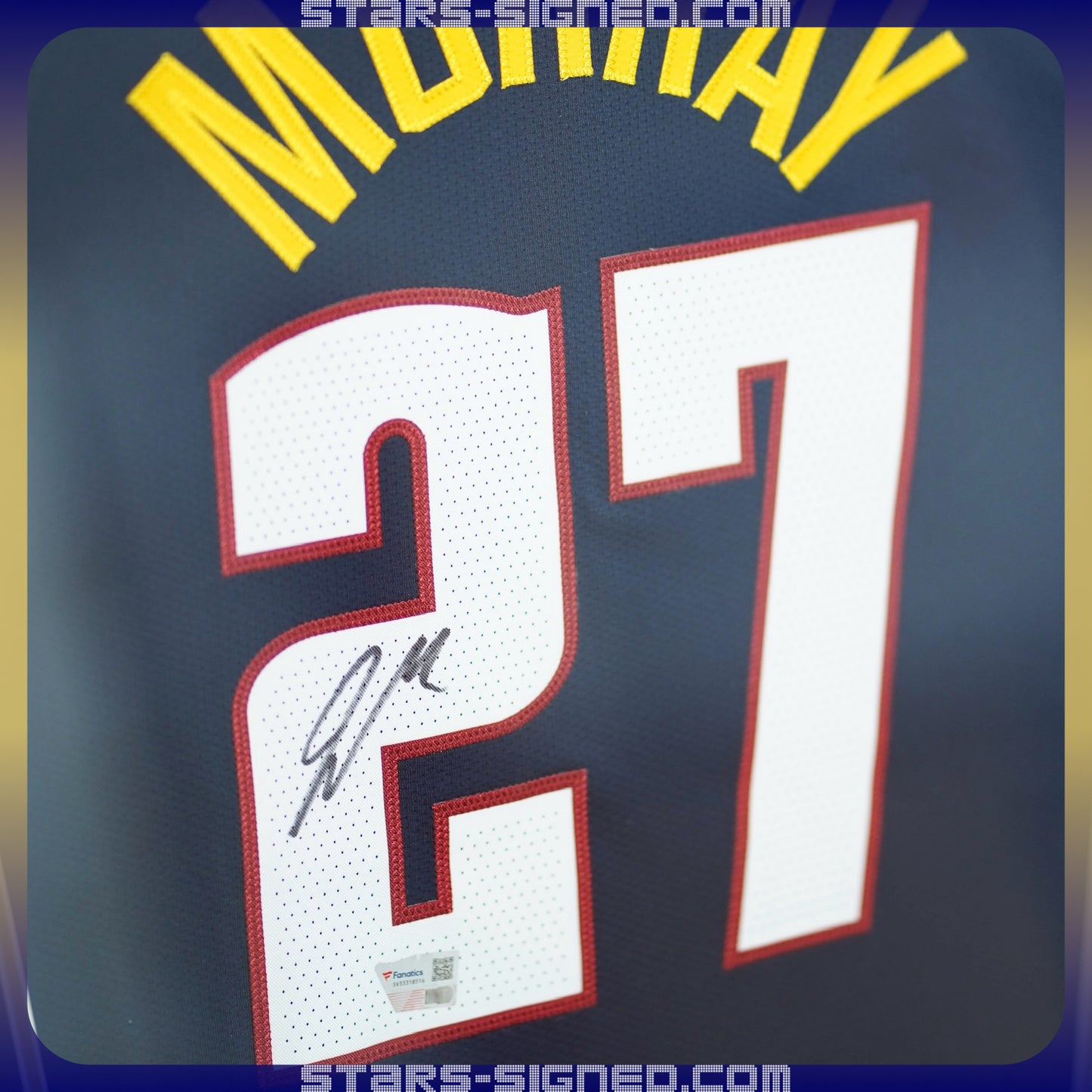 梅利 Jamal Murray 丹佛金塊隊 Nike Icon Edition Authentic 球衣裱框(背簽)