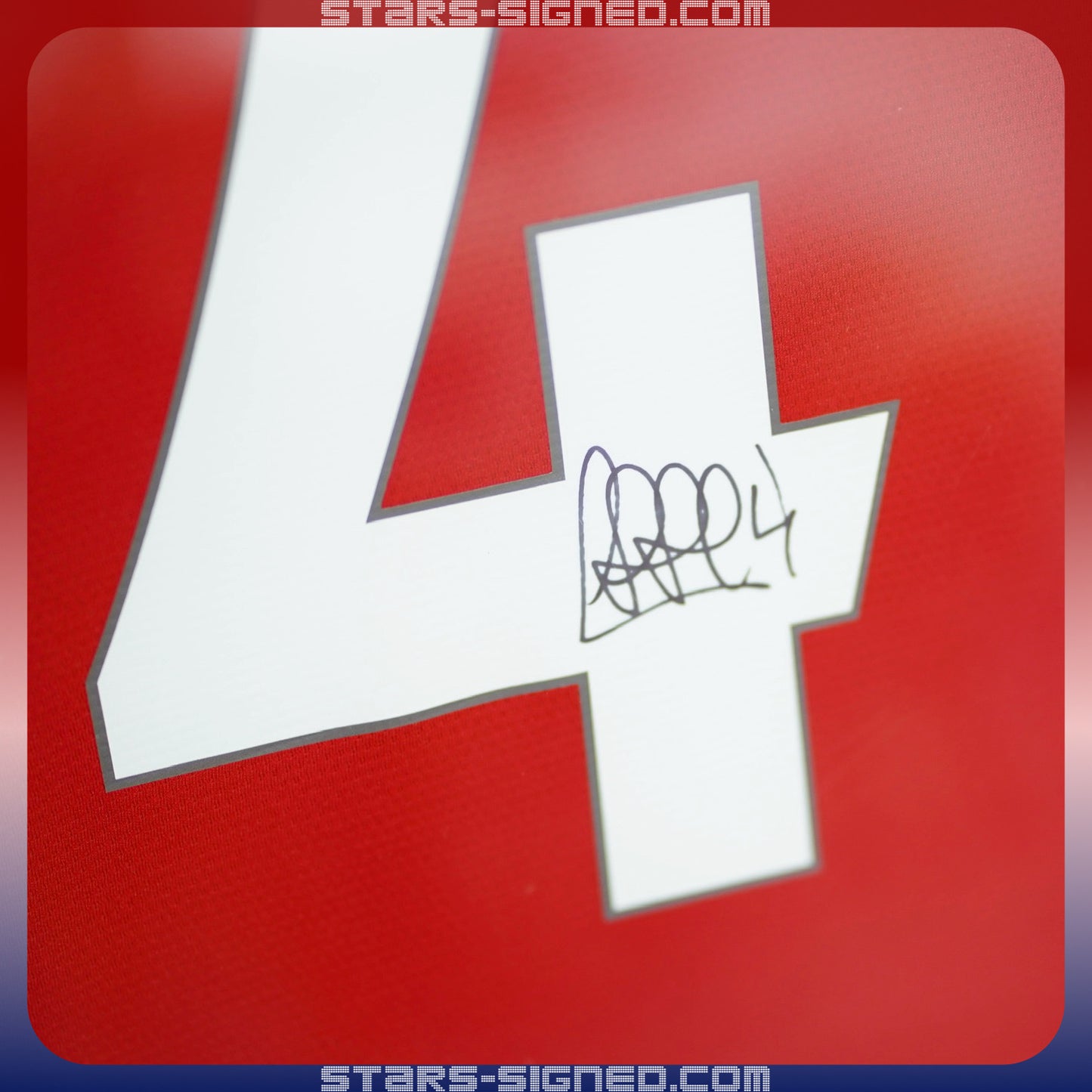 費比加斯 Cesc Fàbregas 阿仙奴主場球衣裱框(背簽)