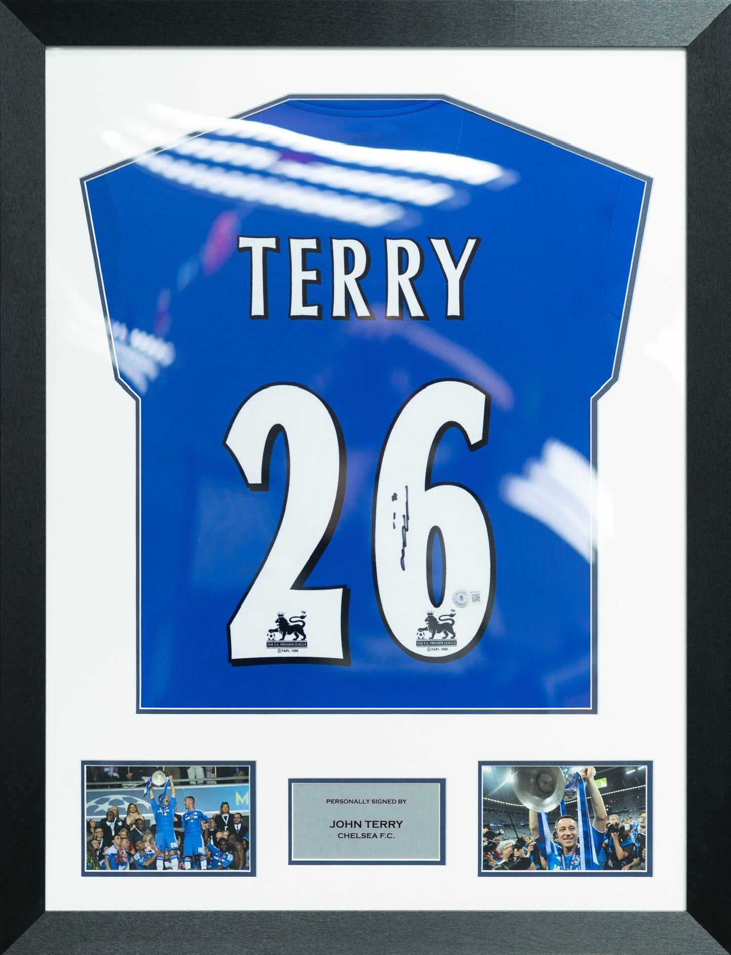 泰利 John Terry 車路士 主場球衣裱框 (背簽)