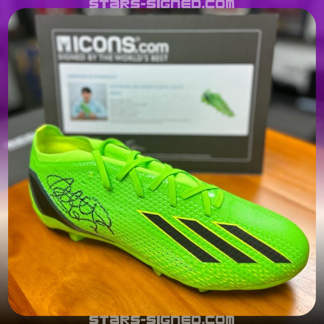 孫興慜 Son Heung-Min 親筆簽名 ADIDAS X SPEEDPORTAL 波砵