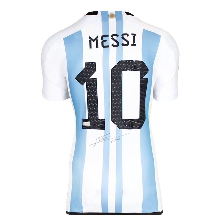 美斯 Lionel Messi 阿根廷2022主場球衣(背簽)
