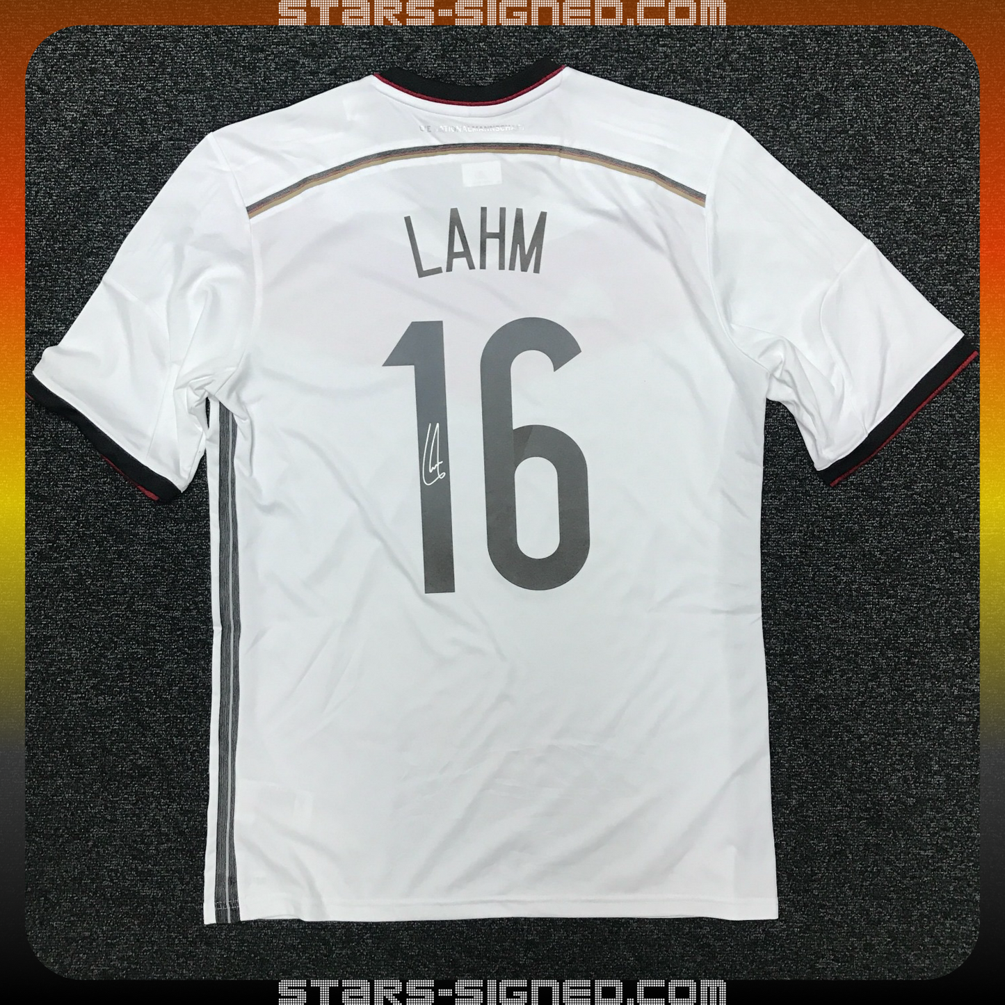 菲臘·拿姆 Philipp Lahm 德國主場球衣(背簽)