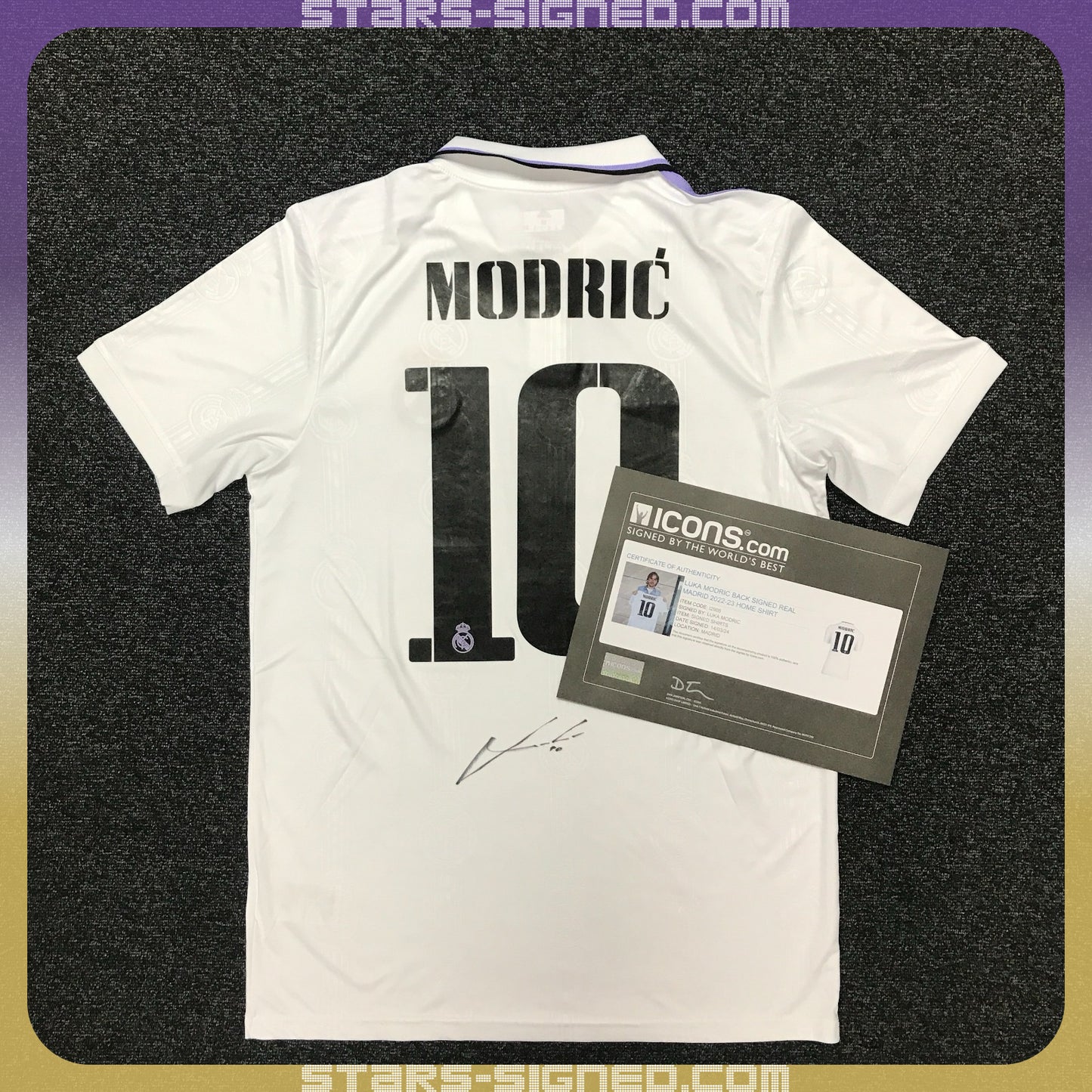 摩迪 Luka Modric 皇家馬德里主場球衣(背簽)