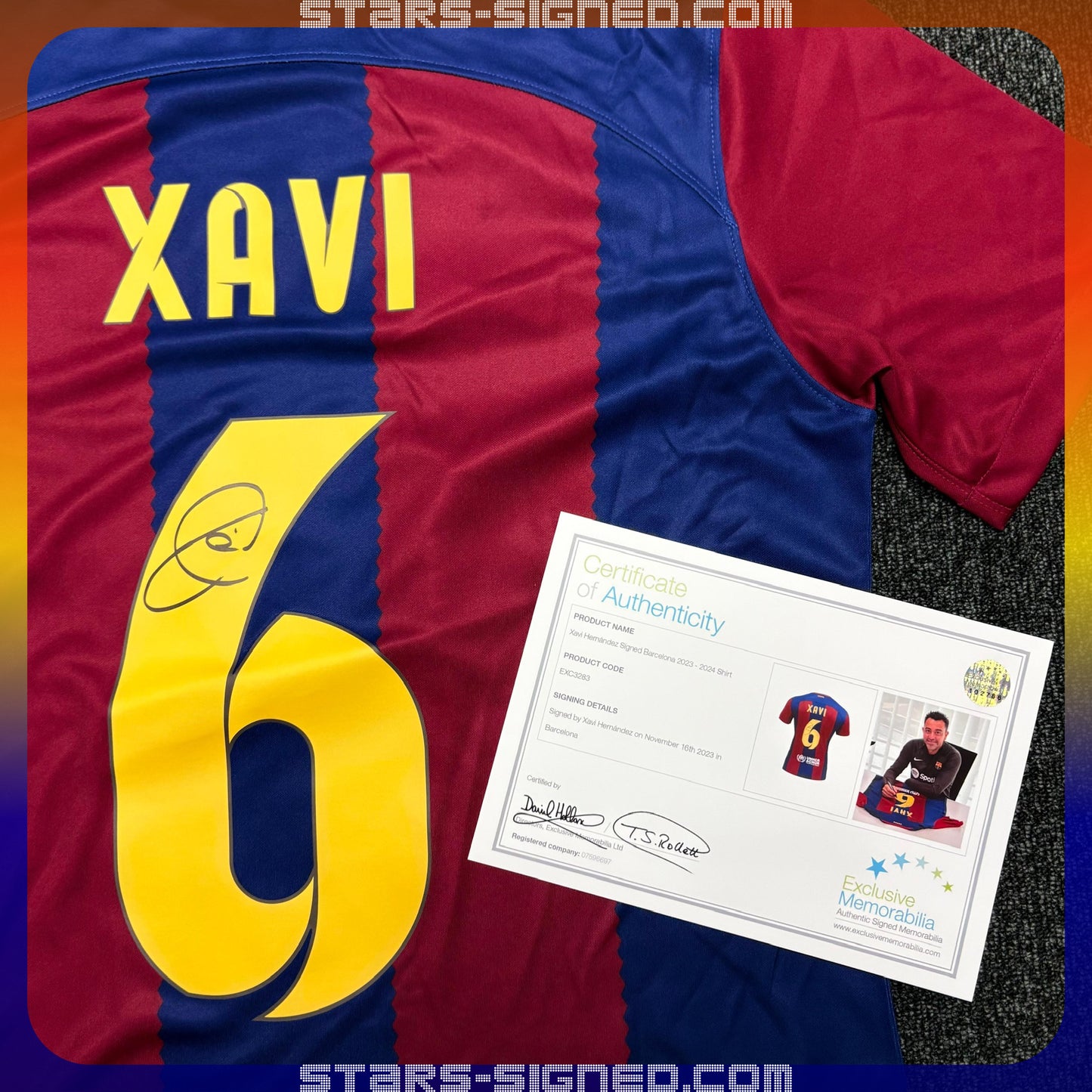 沙維 Xavi 巴塞隆拿主場球衣(背簽)