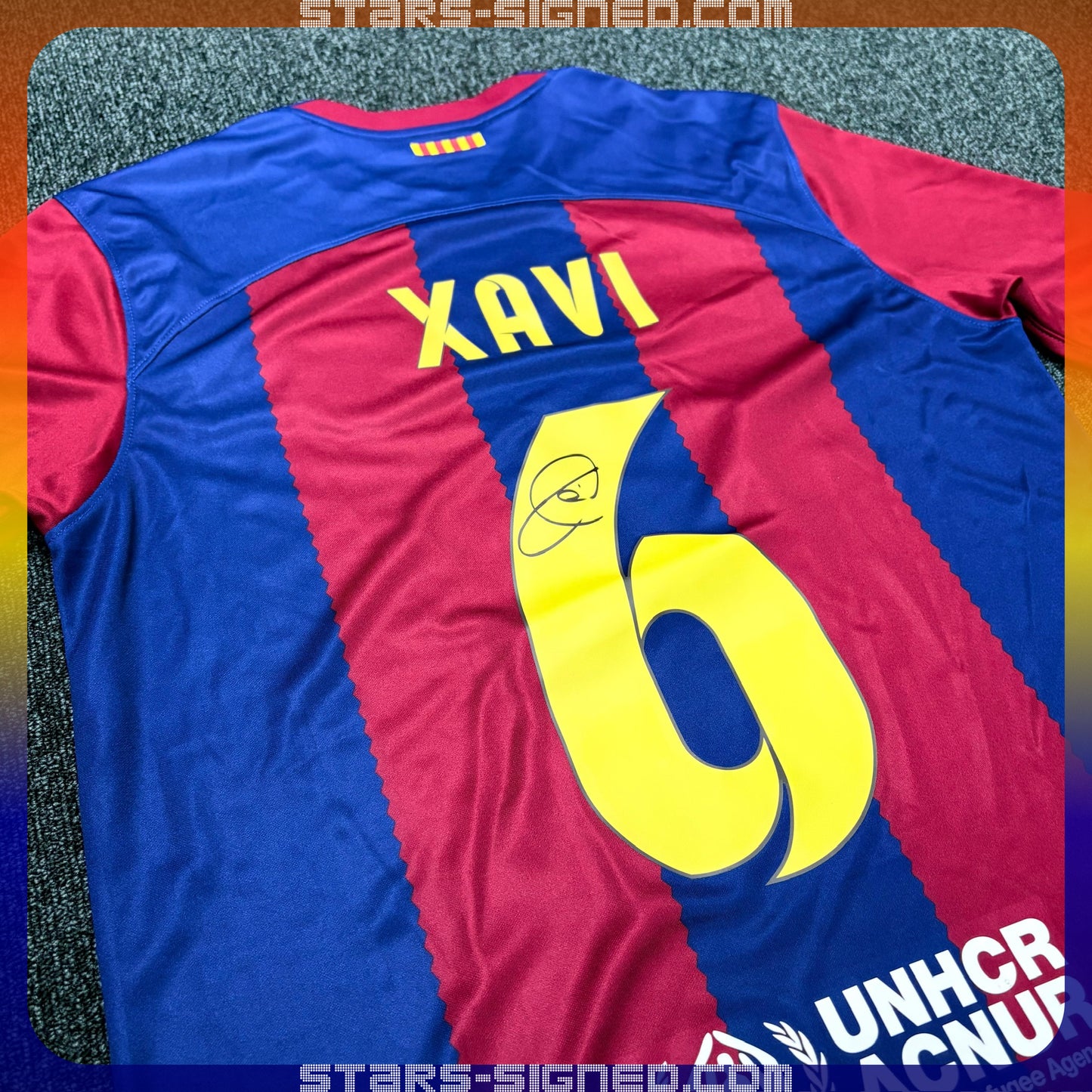 沙維 Xavi 巴塞隆拿主場球衣(背簽)