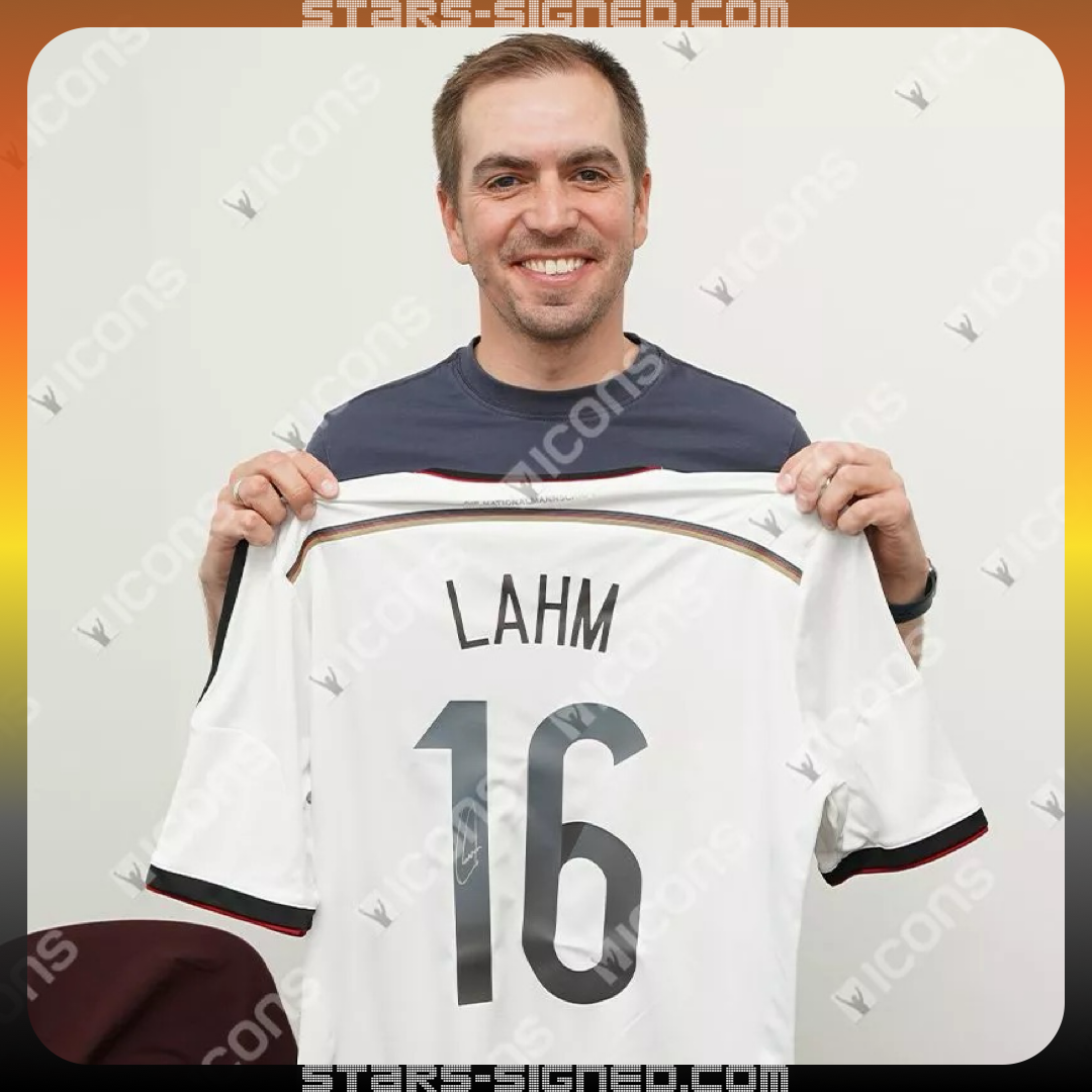 菲臘·拿姆 Philipp Lahm 德國主場球衣(背簽)