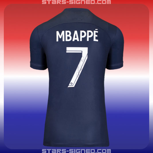 基利安·麥巴比 Kylian Mbappé 巴黎聖日耳門主場球衣(背簽)