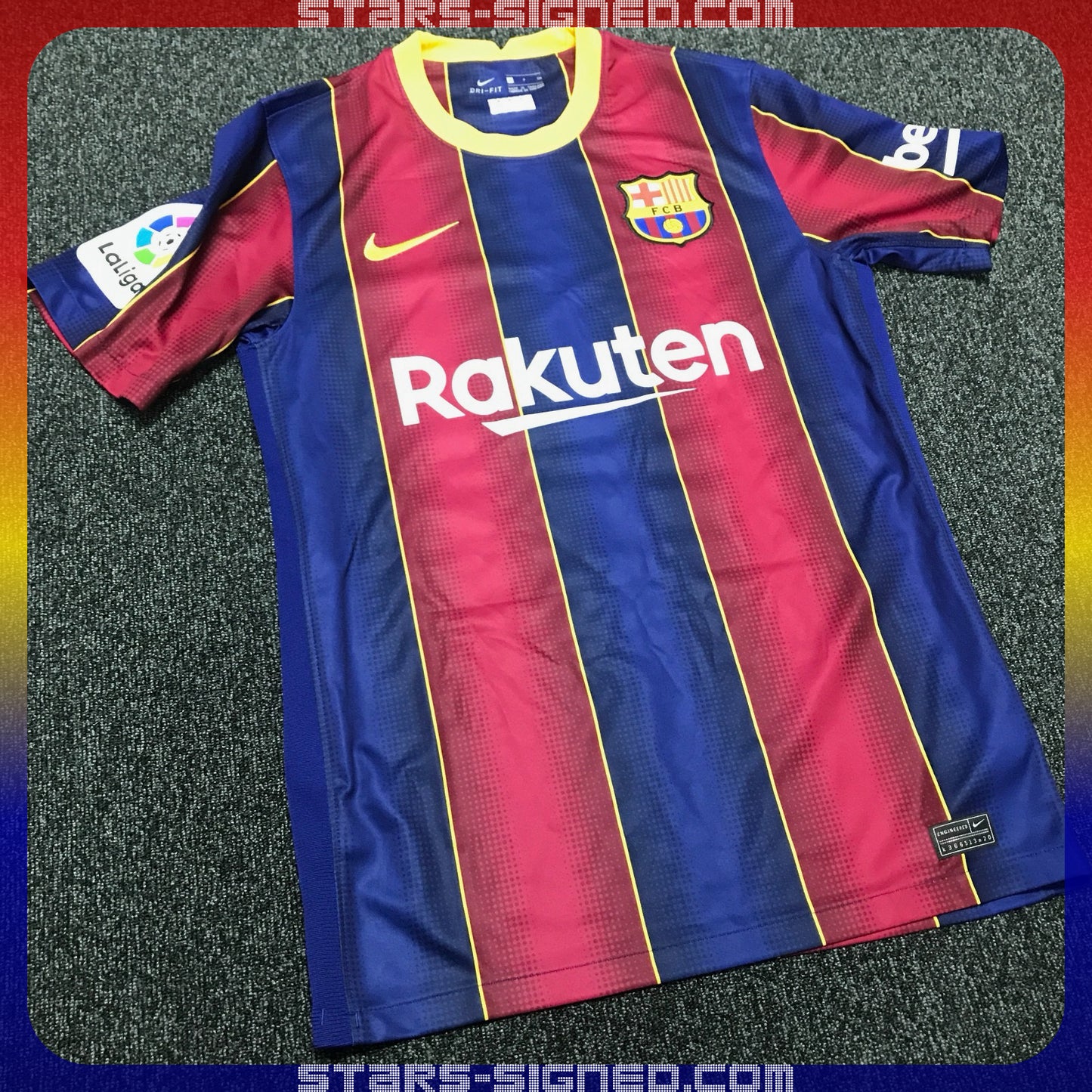 美斯 Lionel Messi 巴塞隆拿2020/21主場球衣(背簽)