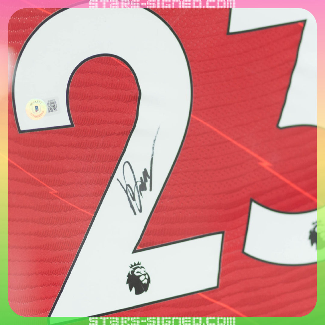 路爾斯•迪亞斯 Luis Díaz 利物浦主場球衣裱框 (背簽)