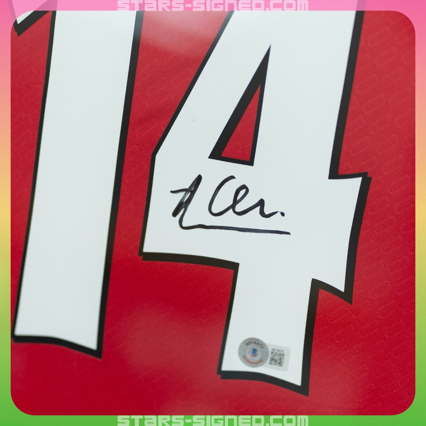 沙比•阿朗素 Xabi Alonso 利物浦主場球衣裱框(背簽)