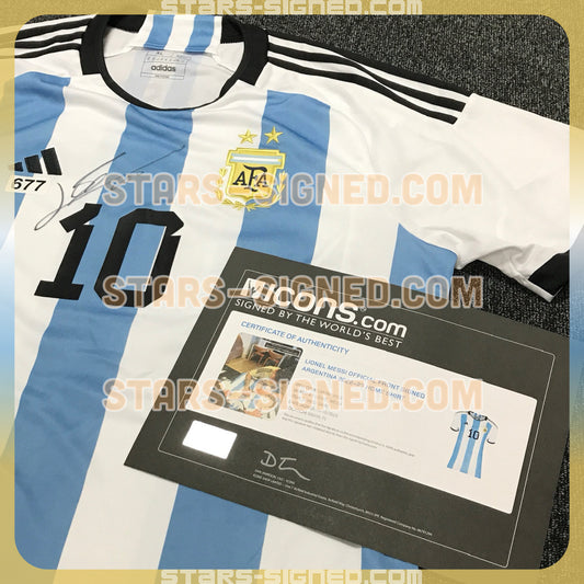美斯 Lionel Messi 阿根廷2022主場球衣(前簽)