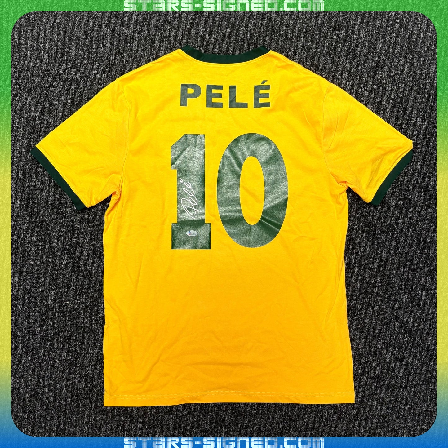 比利 Pele 巴西主場球衣(背簽)