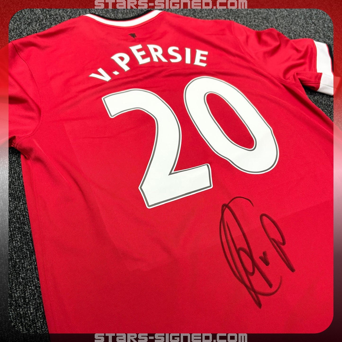 雲佩斯 Robin van Persie 曼聯主場球衣(背簽)