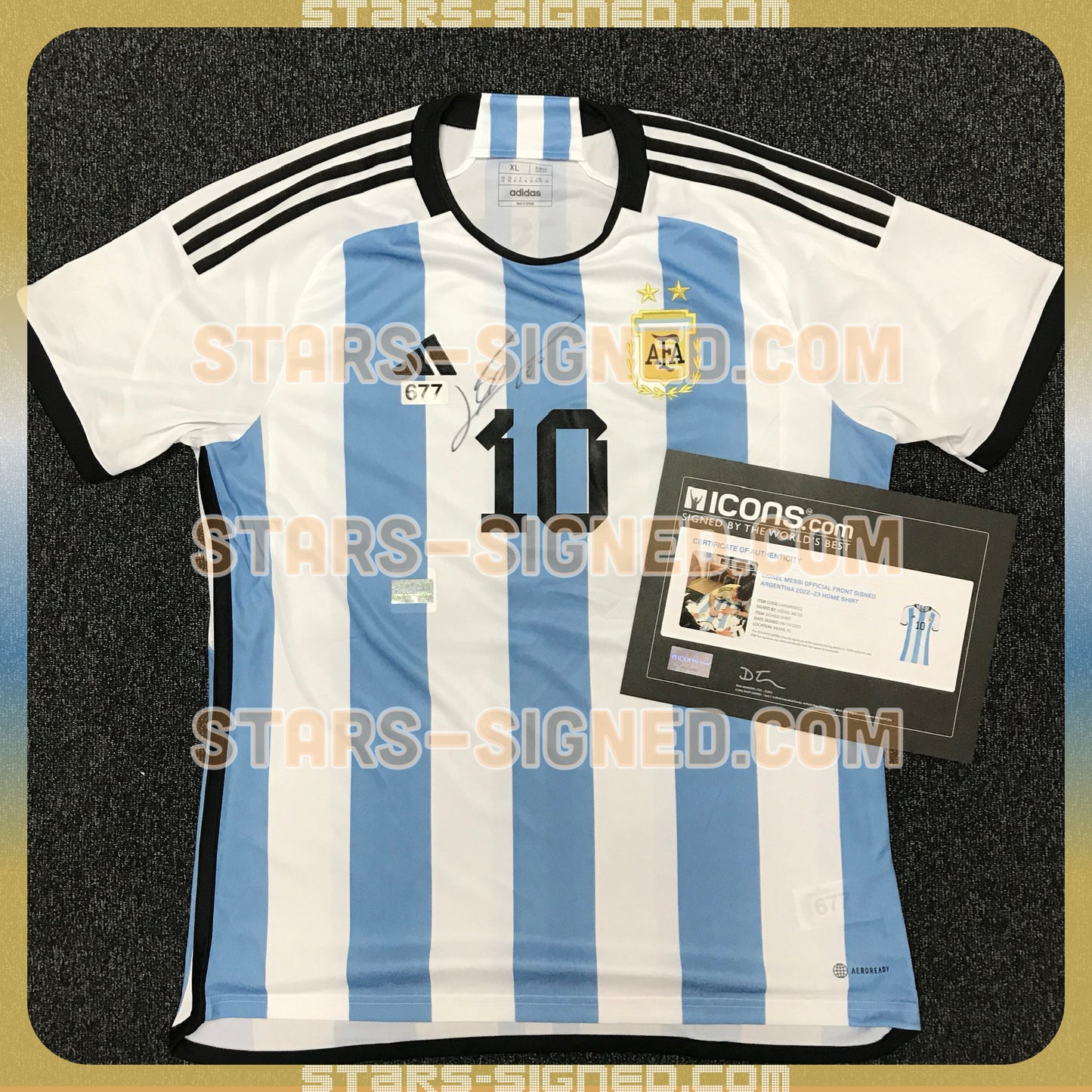 美斯 Lionel Messi 阿根廷2022主場球衣(前簽)