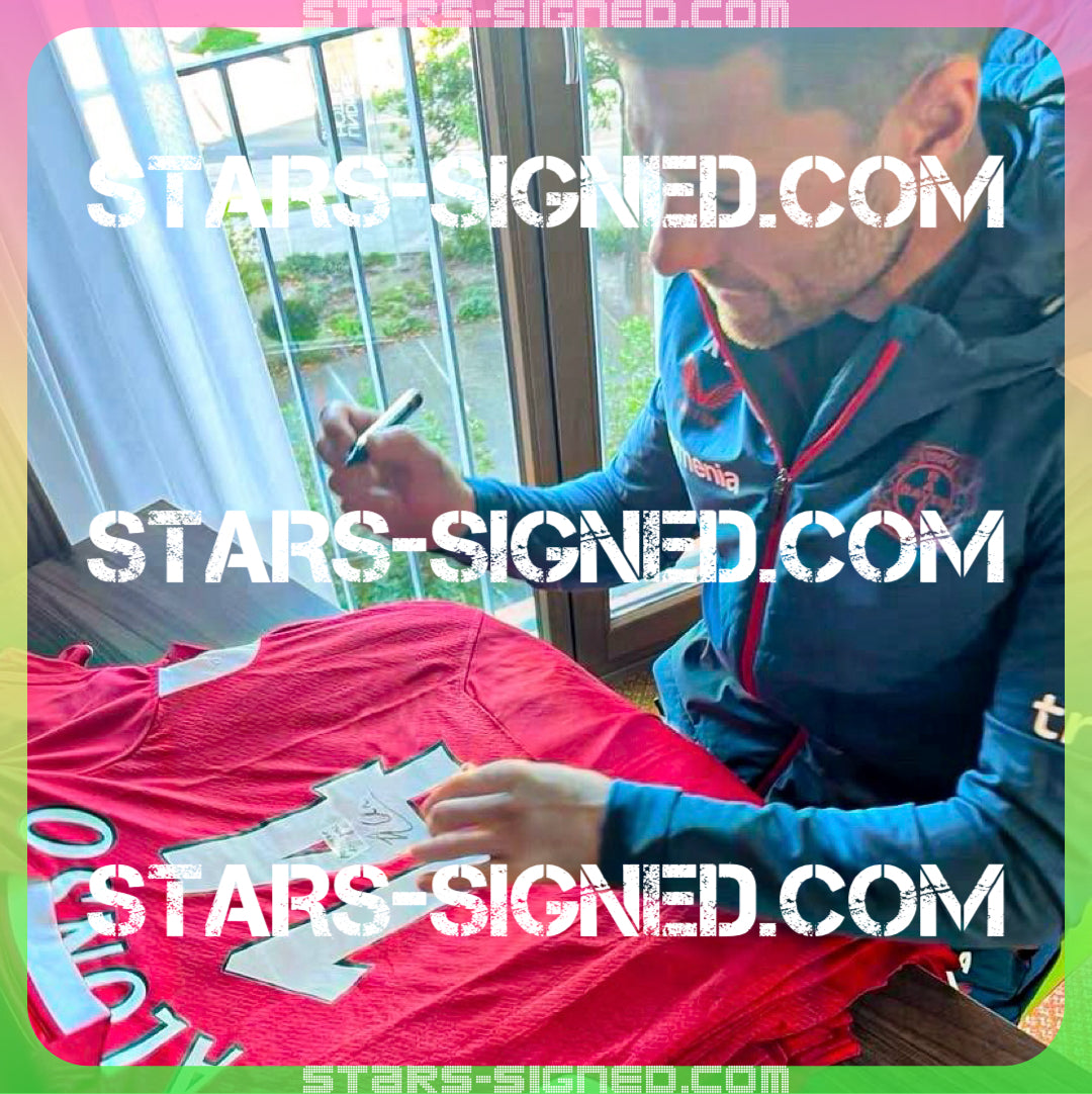 沙比•阿朗素 Xabi Alonso 利物浦主場球衣裱框(背簽)