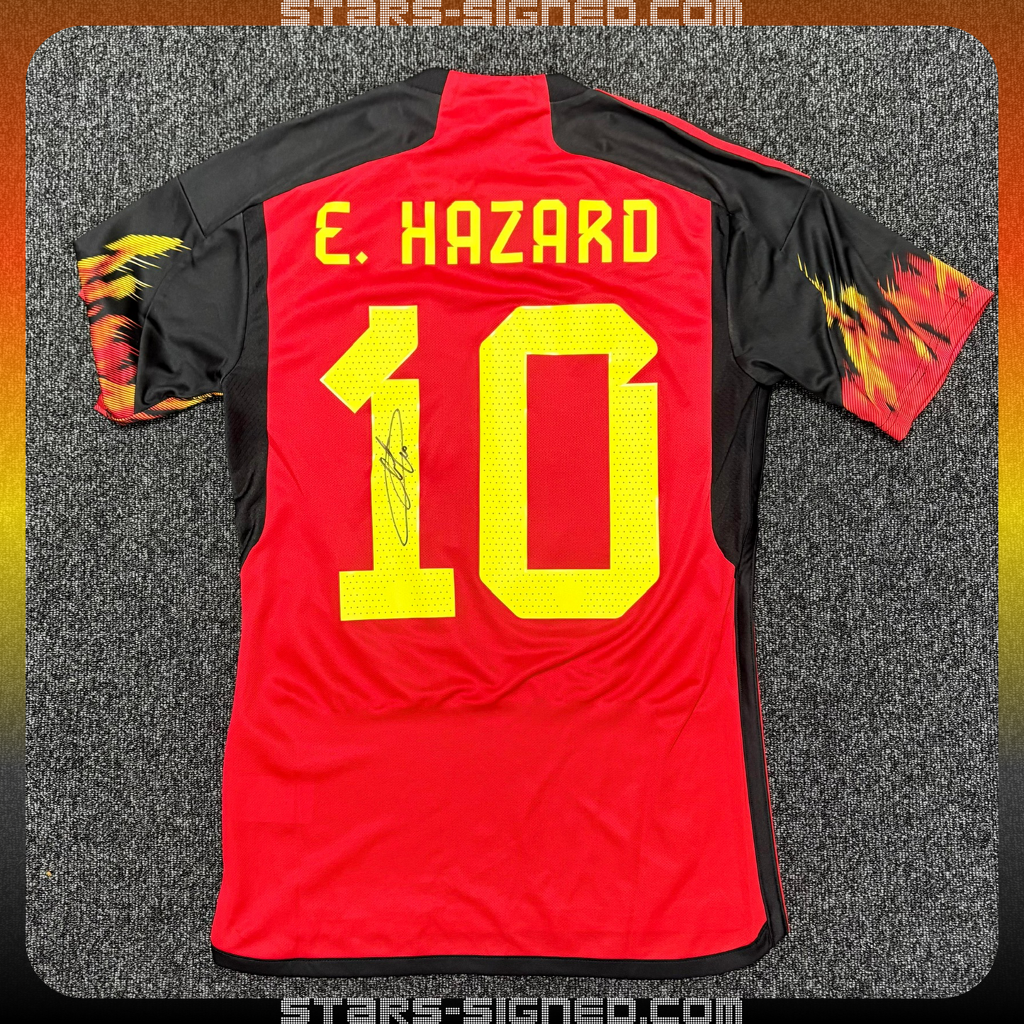 夏薩特 Eden Hazard 比利時主場球衣2022: 原版印號(背簽)
