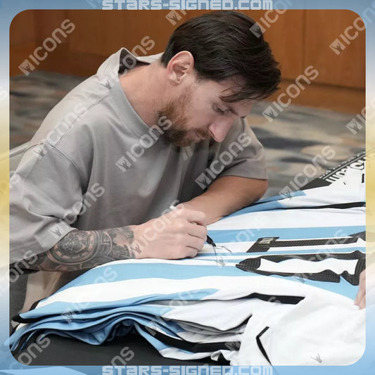 美斯 Lionel Messi 阿根廷2022主場球衣(背簽)