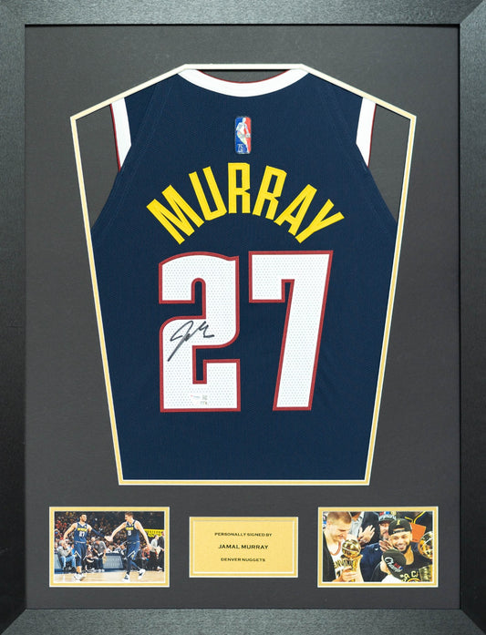 梅利 Jamal Murray 丹佛金塊隊 Nike Icon Edition Authentic 球衣裱框(背簽)